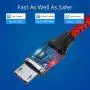 Micro USB Cable Android, BrexLink Micro USB to USB 2.0 Cable (2-Pack, 6.6 Feet) Nylon Braided Sync and Fast Charging Cable for Samsung, Kindle, Android Smartphones, Galaxy S7 Edge, Moto G5, PS4 (Red)