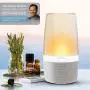 iHome Zenergy Aromatherapy Essential Oil Diffuser Bluetooth Speaker with Sound Therapy, Light Therapy, Anti-Anxiety and Stress Relief, Color Changing Relaxing Sounds and Oils