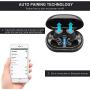 Wireless Earbuds Bluetooth Headphones IP8 Waterproof, 150H Playtime, HiFi Stereo Sound True Wireless Earphones, Binaural Calls, Touch Control,Built-in Mic Ear Buds Bluetooth Headset for Workout Sport