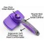 Hertzko Self Cleaning Slicker Brush – Gently Removes Loose Undercoat, Mats and Tangled Hair – Your Dog or Cat Will Love Being Brushed with The Grooming Brush Hertzko Self Cleaning Slicker Brush – Gently Removes Loose Undercoat, Mats and Tangled Hair – Your Dog or Cat Will Love Being Brushed with The Grooming Brush