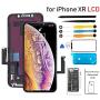 Tapkio for iPhone XR Screen Replacement LCD Display (6.1") Digitizer Touch Screen Assembly Set with Full Repair Tools Kit, Screen Protector, Instructions