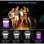 Bug Zapper Mosquito Killer Lamp,OKK Solar Operated and Battery Powered Electric Mosquito Zapper with Rechargeable Waterproof Insect Fly Pest Attractant Trap Repellent for Outdoor and Indoor [3-in-1]