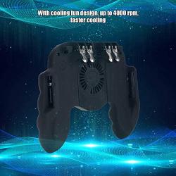 Mobile Game Controller,Gaming Grip,Heat Dissipation Gamepad Power Handle with Portable Cooling Fan for Mobile Phone Game 