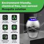 INFESTICS Electric Mosquito Killer Lamp - Get rid of Mosquitoes -Indoor LED Mosquito Trap - Eco Friendly - Mosquito Eradicator - Portable USB LED