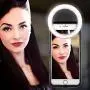 Arkon SPLEDRING Rechargeable LED Clip On Selfie Ring Light for Live Streaming Video Retail White Arkon SPLEDRING Rechargeable LED Clip On Selfie Ring Light for Live Streaming Video Retail White