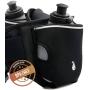 World Voyager Premium Quality No Bounce Runners Hydration Belt with Reflectors, Smartphone Pocket & BPA Free Water Bottles