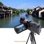 Video Camera Camcorder Digital YouTube Vlogging Camera Recorder kicteck Full HD 1080P 15FPS 24MP 3.0 Inch 270 Degree Rotation LCD 16X Digital Zoom Camcorder with 2 Batteries(604s)