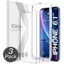 XDesign Glass Screen Protector Designed for iPhone 11 and iPhone XR (3-Pack) 6.1-inch Tempered Glass with Touch Accurate/Impact Absorb + Easy Installation Tray [Fit with Most Cases]- 3 Pack