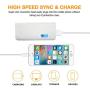 iPhone Charger, Sundix 5 Pack 6ft Lightning Cable iPhone Charging Syncing Cord Charger Cable Compatible iPhone X 8 8Plus 7 7Plus 6S 6Splus 6 6Plus SE 5 5S 5C More