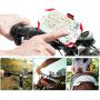 Fuinwvy Bike Phone Mount,360° Adjustable Universal Bicycle Motorcycle Phone Mount Bike Accessories，Compatible with iPhone 11 Pro Max X 8 Plus Series, Samsung S20/S10/S10e