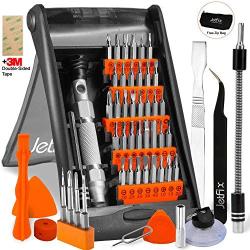 Jetfix Precision IT Screwdriver Set + Magnetic & Auto-Stand kit – Drone/Computer/Watch/Cell Phone/PC/Laptop/Glasses/iPad/Macbook/iMac, iPhone/Tablet/Jewellers/DJI for Office & Home - 57pc