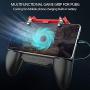 ipega Game Controller with 2000mAh Power Bank and Cooling Fan, PUBG Mobile Controller Gamepad L1 R1 Aim and Shoot Trigger, Joystick Remote Grip for 4.5-6.5" iPhone Android iOS Phone Accessories