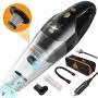 Car Vacuum, JOJOY LUX Portable Car Vacuum Cleaner High Power 5000PA Handheld Vacuum for Wet Dry Use with Stainless Steel HEPA Filter for Quick Car Cleaners Car Vacuum, JOJOY LUX Portable Car Vacuum Cleaner High Power 5000PA Handheld Vacuum for Wet Dry Use with Stainless Steel HEPA Filter for Quick Car Cleaners