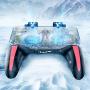 Mobile Game Controller Ergonomic PUBG Handle Dual Cooling Fans Mobile Phone Game Controller Gamepad Fast Heat Dissipation No Noise Suitable for 4.7-6.5inch Phones(2500mah)
