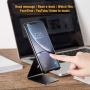 ORIbox Cell Phone Holder Black Compatible with 4~8inch iPhone 11 Pro Max/Xr/Xs Max/8/7/SE 2020, and all iPhone devise, Samsung Phone, Tablet, All Android Smartphone