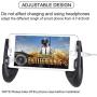Newseego Mobile Game Controllers, Phone Triggers for Mobile Phone, Shooter Sensitive Controller Joysticks Gamepad for Knives Out/Rules of Survival(1 Pair Triggers + 3 in 1 Portable Gamepad)