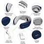 Neck Massager,Intelligent Portable Neck Massager with Heat Cordless,3 Modes 15 Levels Smart Deep Tissue Trigger Point Massage Use at Office,Car,Home,Outdoor Neck Massager,Intelligent Portable Neck Massager with Heat Cordless,3 Modes 15 Levels Smart Deep Tissue Trigger Point Massage Use at Office,Car,Home,Outdoor