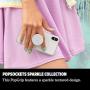 PopSockets: PopGrip with Swappable Top for Phones & Tablets - Sparkle Snow White