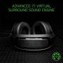 Razer ManOWar 7.1: Surround Sound - Quick Action Controls - Unidirectional Retractable Mic - Gaming Headset Works with PC, PS4, Xbox One, Switch, & Mobile Devices