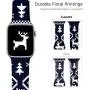 Kaome Floral Bands Compatible with App le Watch Band 38mm 40mm, Soft Silicone Fadeless Pattern Printed Replacement Strap Bands for Women, Compatible with iWatch Series 5/4/3/2/1, S/M