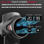 HEHX Deluxe 20 Speed Deep Tissue Muscle Massage Gun for Pain Relief & Athletes l Handheld Electric Body Massager Sports Drill with 6 Heads l Percussion, Handheld & Cordless l Carry Case Included