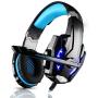 KOTION EACH G9000 3.5mm Game Gaming Headphone Headset Earphone Headband with Microphone LED Light for Laptop Tablet Mobile Phones