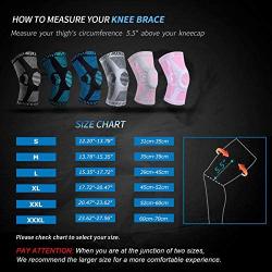 NEENCA Professional Knee Brace,Knee Compression Sleeve Support for Men Women with Patella Gel Pads & Side Stabilizers,Medical Grade Knee Pads for Running,Meniscus Tear,ACL,Arthritis,Joint Pain Relief