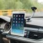 Car Mount,DHYSTAR Cell Phone and Mini Tablet Windshield Dashboard Long Arm Car Holder Truck Mount Cradle for Most Smart Phones,7-8inch Tablets,GPS,with Two Size Holders Clamps
