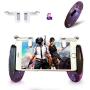 Mobile Game Controller Android Gamepad Phone Aim Controller Fight Joystick for iOS Joypad Phone Work with Phone Case (Phone Triggers and Star Game Handle, Clip)
