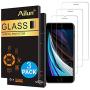 Ailun Screen Protector for Apple iPhone SE 2020 2nd Generation, iPhone 8,7,6s,6, 4.7-Inch,[3 Pack] 2.5D Edge Tempered Glass 0.25mm,Case Friendly