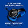 Corsair HS35 - Stereo Gaming Headset - Memory Foam Earcups - Headphones Designed for Playstation 4 (PS4) and Mobile – Blue