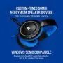 Corsair HS35 - Stereo Gaming Headset - Memory Foam Earcups - Headphones Designed for Playstation 4 (PS4) and Mobile – Blue Corsair HS35 - Stereo Gaming Headset - Memory Foam Earcups - Headphones Designed for Playstation 4 (PS4) and Mobile – Blue
