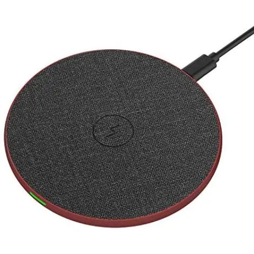 Wireless Charger, RATEL Qi-Certified 7.5W Wireless Charging Compatible with iPhone 11/11Pro/11Pro Max/Xs MAX/XR/XS/X/8Plus/8, 10W for Galaxy S10/S10 Plus/S10E/S9, 5W for All Qi Phones(No AC Adapter) Wireless Charger, RATEL Qi-Certified 7.5W Wireless Charging Compatible with iPhone 11/11Pro/11Pro Max/Xs MAX/XR/XS/X/8Plus/8, 10W for Galaxy S10/S10 Plus/S10E/S9, 5W for All Qi Phones(No AC Adapter)