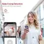Victure 1080P FHD Baby Monitor with Smart Motion Tracking Sound Detection 2.4G WiFi Home Security Camera Indoor IP Surveillance Pet Camera with Night Vision, 2-Way Audio