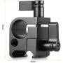 SmallRig NATO Lock Clamp with Single 15mm Rod Clamp for Monitor Mount, EVF Mount, LCD Light - 1254