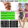 TechWare Pro Knee Brace Support - Relieves ACL, LCL, MCL, Meniscus Tear, Arthritis, Tendonitis Pain. Open Patella Dual Stabilizers Non Slip Comfort Neoprene. Adjustable Bi-Directional Straps - 4 Sizes
