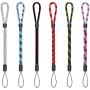 Adjustable Wrist Lanyard Hand Strap, Mini Wristlet 9.5" for Phone Camera Flashlight USB Flash Drive Key Remote Controller Small Devices 6 pcs Assorted Color