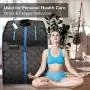 SereneLife Portable Infrared Home Spa | One Person Sauna | with Heating Foot Pad and Portable Chair SereneLife Portable Infrared Home Spa | One Person Sauna | with Heating Foot Pad and Portable Chair