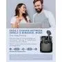 LASUNEY Bluetooth 5.0 True Wireless Earbuds with Wireless Charging Case for iPhone Android, 42H Cyclic Playtime Waterproof TWS Stereo Headphones with mic, in-Ear Earphones Headset for Sport