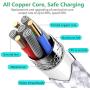 NICEFUSE for iPhone Charger Cable 4 Pack[3/6/6/10FT] Nylon Braided Cable Durable Data Cord Fast Charging & Syncing iPhone Charger Compatible with iPhone 7/7P/8/8P/X/Xs Max/XR/11/SE/iPad（Silver）