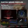 EKSA E900 USB Gaming Headset-Xbox One Headset with 7.1 Surround Sound, PS4 Headset Noise Cancelling Headset with Mic&LED Light, Compatible with PC, PS4, Xbox One Controller, Nintendo Switch