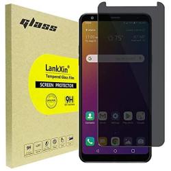 【2PACK】 Privacy Screen Protector for LG Stylo 5 ，LankXin Anti Spy Tempered Glass Protector for LG Stylo 5,HD Clear,Anti-Scratch (LG Stylo 5)