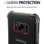 Galaxy S8 Plus Case Crystal Clear Shockproof Bumper Protective Cell Phone Case for Samsung Galaxy S8 Plus Transparent Pure TPU Back Covers for Men Women Boys Girls Flexible Slime Fit Rubber Silicone
