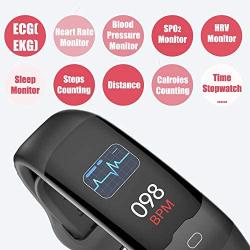 Aupalla Activity Tracker, Health Watch Measure Oxygen Saturation SpO2 Heart Rate HRV Sleep Tracker Steps Calories Burned for iOS Android Smart Phone (Black)