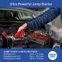HALO Bolt 58830 mWh Portable Phone Laptop Charger Car Jump Starter with AC Outlet and Car Charger - Grey HALO Bolt 58830 mWh Portable Phone Laptop Charger Car Jump Starter with AC Outlet and Car Charger - Grey