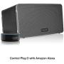 Sonos Play:3 - Mid-Sized Wireless Smart Home Speaker for Streaming Music, Amazon Certified and Works with Alexa. (Black)