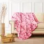 ALLISANDRO 350 GSM-Super Soft and Premium Fuzzy Flannel Fleece Pet Dog Blanket, The Cute Paw and Bone Design Washable Fluffy Blanket for Puppy Cat Kitten Indoor or Outdoor, Pink and Blue ALLISANDRO 350 GSM-Super Soft and Premium Fuzzy Flannel Fleece Pet Dog Blanket, The Cute Paw and Bone Design Washable Fluffy Blanket for Puppy Cat Kitten Indoor or Outdoor, Pink and Blue