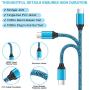 USB C Charger Set for Samsung Galaxy A20 S20 S10 A10e A50 A51 A70 A71 A01 S9 S8+ Note 20 Note10+ 9 8, Dual Port USB Wall Charging Block Cube, Car Charger Adapter with 2-Pack Type C Fast Charge Cable