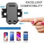 Universal Car Phone Mount Car Phone Holder for Car Dashboard Windshield Air Vent Long Arm Strong Suction Cell Phone Car Mount Compatible with iPhone 11 Pro X XS Max XR Galaxy Note10 S10 (2020, Black)