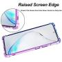 ROSAUI for Samsung Galaxy A10e Case Soft TPU Bumper Slim fit Shockproof Anti Scratch Drop Protection Flexible Gradient Transparent Cute Case for Galaxy A10e (Gold-Pink)